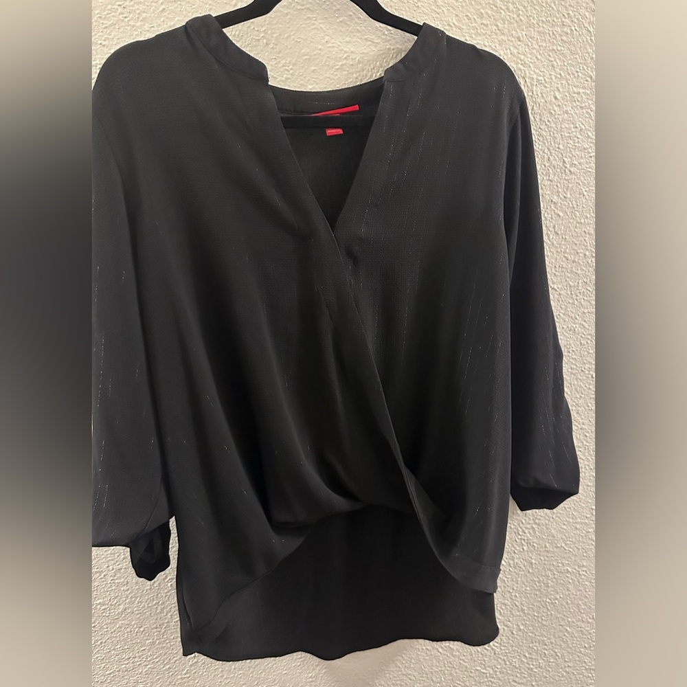 Jennifer Lopez Black Blouse X-Large